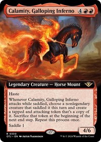 Calamity, Galloping Inferno (Extended Art), Outlaws of Thunder Junction