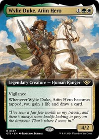 Wylie Duke, Atiin Hero (Extended Art), Outlaws of Thunder Junction