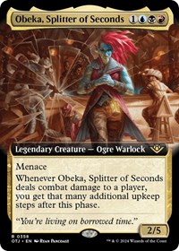 Obeka, Splitter of Seconds (Extended Art), Outlaws of Thunder Junction