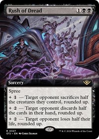 Rush of Dread (Extended Art), Outlaws of Thunder Junction