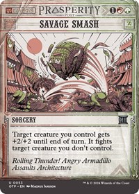 Savage Smash, Outlaws of Thunder Junction: Breaking News