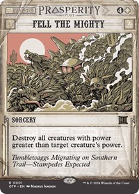 Fell the Mighty, Outlaws of Thunder Junction: Breaking News