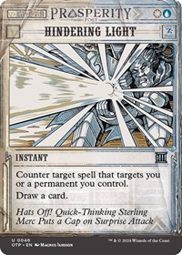 Hindering Light, Outlaws of Thunder Junction: Breaking News