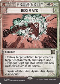 Decimate, Outlaws of Thunder Junction: Breaking News