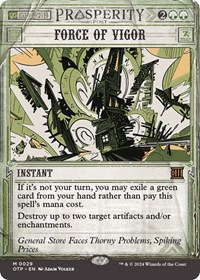 Force of Vigor, Outlaws of Thunder Junction: Breaking News