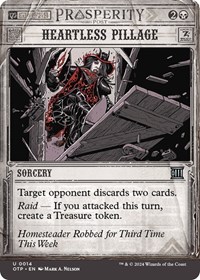 Heartless Pillage, Outlaws of Thunder Junction: Breaking News