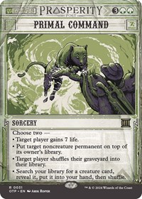 Primal Command, Outlaws of Thunder Junction: Breaking News