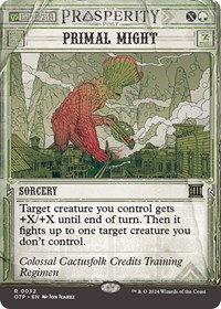 Primal Might, Outlaws of Thunder Junction: Breaking News