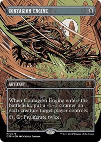 Contagion Engine (Textured Foil), Outlaws of Thunder Junction: Breaking News