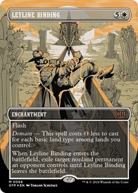 Leyline Binding (Textured Foil), Outlaws of Thunder Junction: Breaking News
