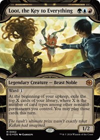 Loot, the Key to Everything (Showcase) (Raised Foil), Outlaws of Thunder Junction: The Big Score