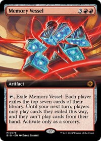 Memory Vessel (Extended Art), Outlaws of Thunder Junction: The Big Score
