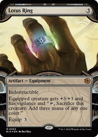Lotus Ring (Showcase) (Raised Foil), Outlaws of Thunder Junction: The Big Score