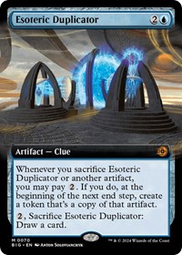 Esoteric Duplicator (Extended Art), Outlaws of Thunder Junction: The Big Score