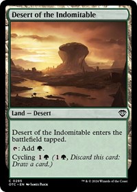 Desert of the Indomitable, Commander: Outlaws of Thunder Junction