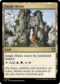 Jungle Shrine, Commander: Outlaws of Thunder Junction