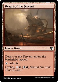 Desert of the Fervent, Commander: Outlaws of Thunder Junction