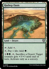 Hashep Oasis, Commander: Outlaws of Thunder Junction