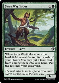 Satyr Wayfinder, Commander: Outlaws of Thunder Junction