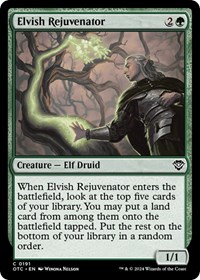 Elvish Rejuvenator, Commander: Outlaws of Thunder Junction