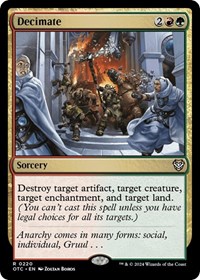 Decimate, Commander: Outlaws of Thunder Junction