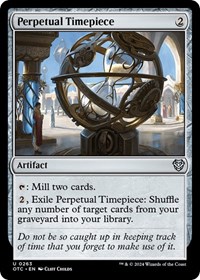 Perpetual Timepiece, Commander: Outlaws of Thunder Junction