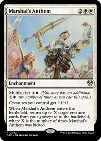 Marshal's Anthem, Commander: Outlaws of Thunder Junction