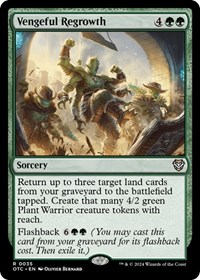 Vengeful Regrowth, Commander: Outlaws of Thunder Junction