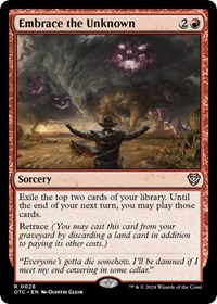 Embrace the Unknown, Commander: Outlaws of Thunder Junction
