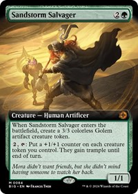 Sandstorm Salvager (Extended Art), Outlaws of Thunder Junction: The Big Score