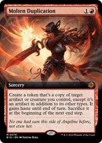 Molten Duplication (Extended Art), Outlaws of Thunder Junction: The Big Score