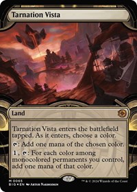 Tarnation Vista (Showcase) (Raised Foil), Outlaws of Thunder Junction: The Big Score