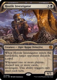 Hostile Investigator (Showcase), Outlaws of Thunder Junction: The Big Score