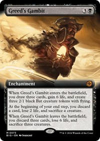 Greed's Gambit (Extended Art), Outlaws of Thunder Junction: The Big Score