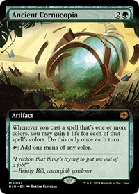 Ancient Cornucopia (Extended Art), Outlaws of Thunder Junction: The Big Score