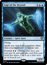 Sage of the Beyond, Commander: Outlaws of Thunder Junction
