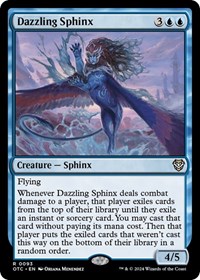 Dazzling Sphinx, Commander: Outlaws of Thunder Junction