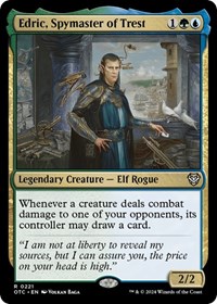 Edric, Spymaster of Trest, Commander: Outlaws of Thunder Junction