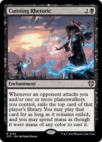 Cunning Rhetoric, Commander: Outlaws of Thunder Junction