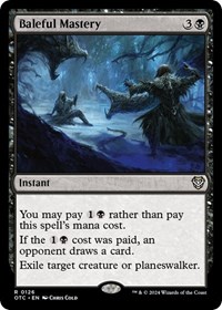 Baleful Mastery, Commander: Outlaws of Thunder Junction
