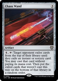 Chaos Wand, Commander: Outlaws of Thunder Junction