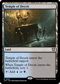Temple of Deceit, Commander: Outlaws of Thunder Junction