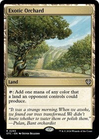 Exotic Orchard, Commander: Outlaws of Thunder Junction