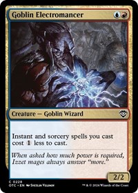 Goblin Electromancer, Commander: Outlaws of Thunder Junction