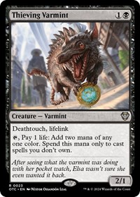 Thieving Varmint, Commander: Outlaws of Thunder Junction