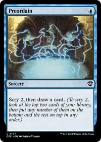 Preordain, Commander: Outlaws of Thunder Junction