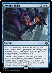 Arcane Heist, Commander: Outlaws of Thunder Junction