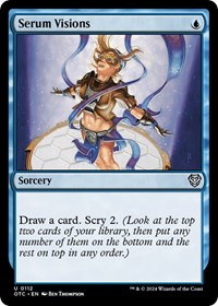 Serum Visions, Commander: Outlaws of Thunder Junction