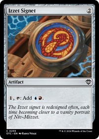 Izzet Signet, Commander: Outlaws of Thunder Junction