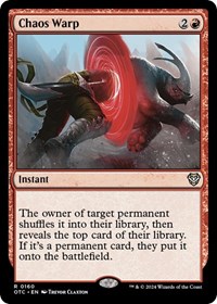Chaos Warp, Commander: Outlaws of Thunder Junction
